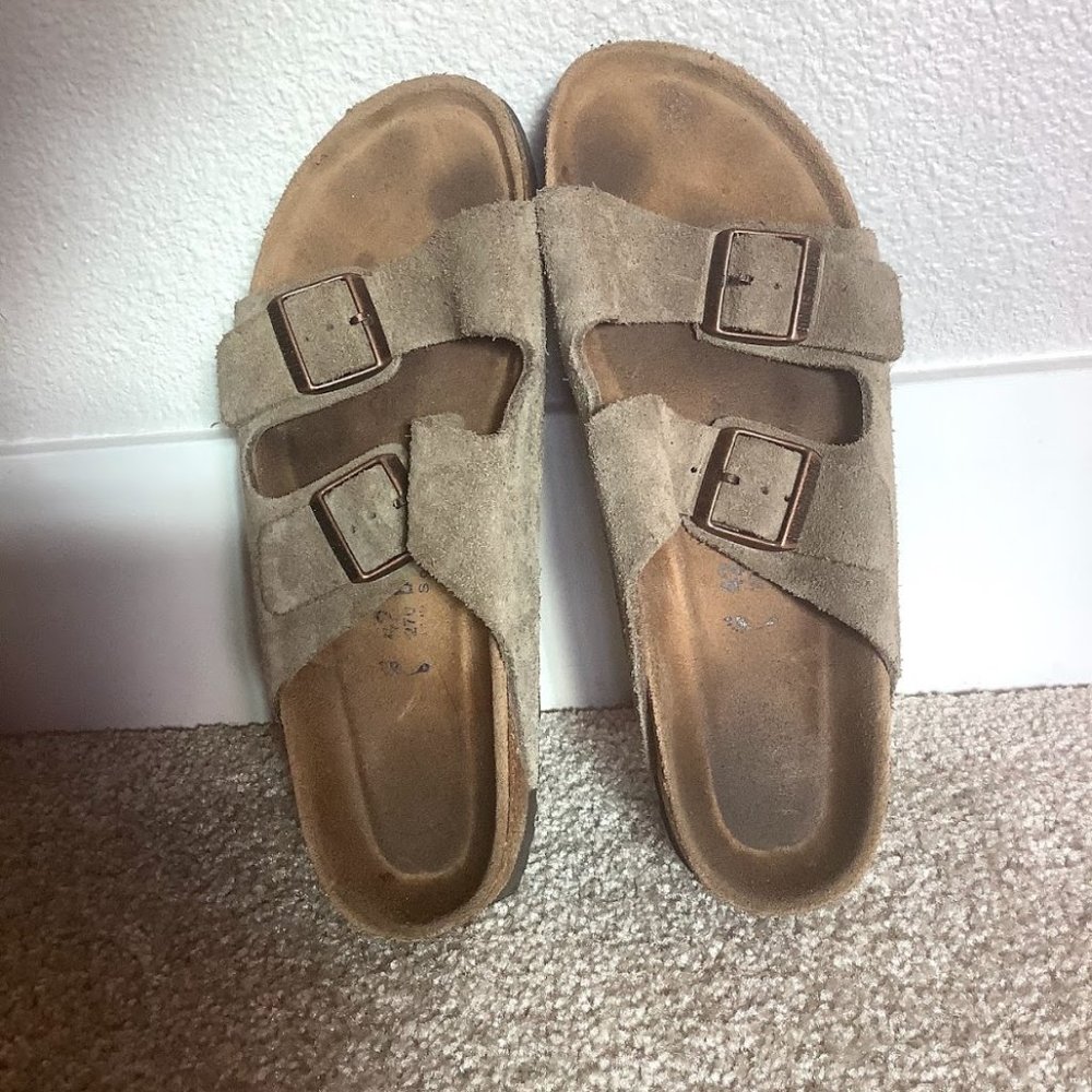 Women's Arizona Suede Birkenstocks Size 42